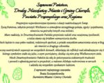 Życzenia Wielkanocne od Burmistrz Miasta i Gminy Chorzele.